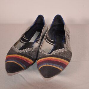 Rothy's Multicolor VIB Inverse Stripe Women’s Point Flats